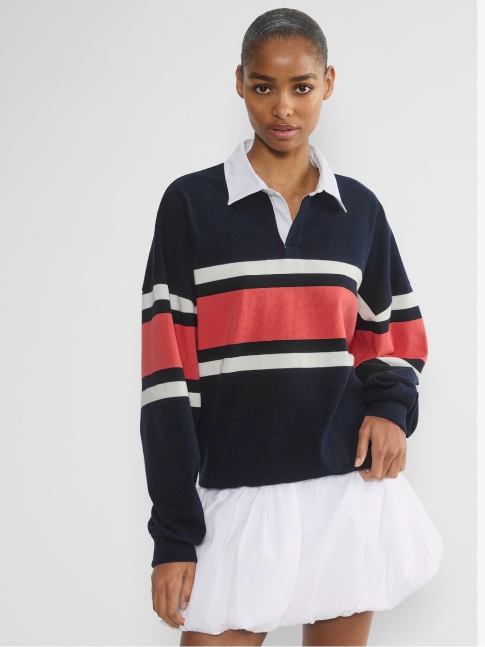 Lomu polo long sleeve aritzia